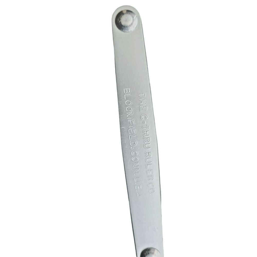 Baker Lyman 2800MH Protractor Triangle & C-Thru Parallel Ruler Navigation Set - Picture 7 of 9